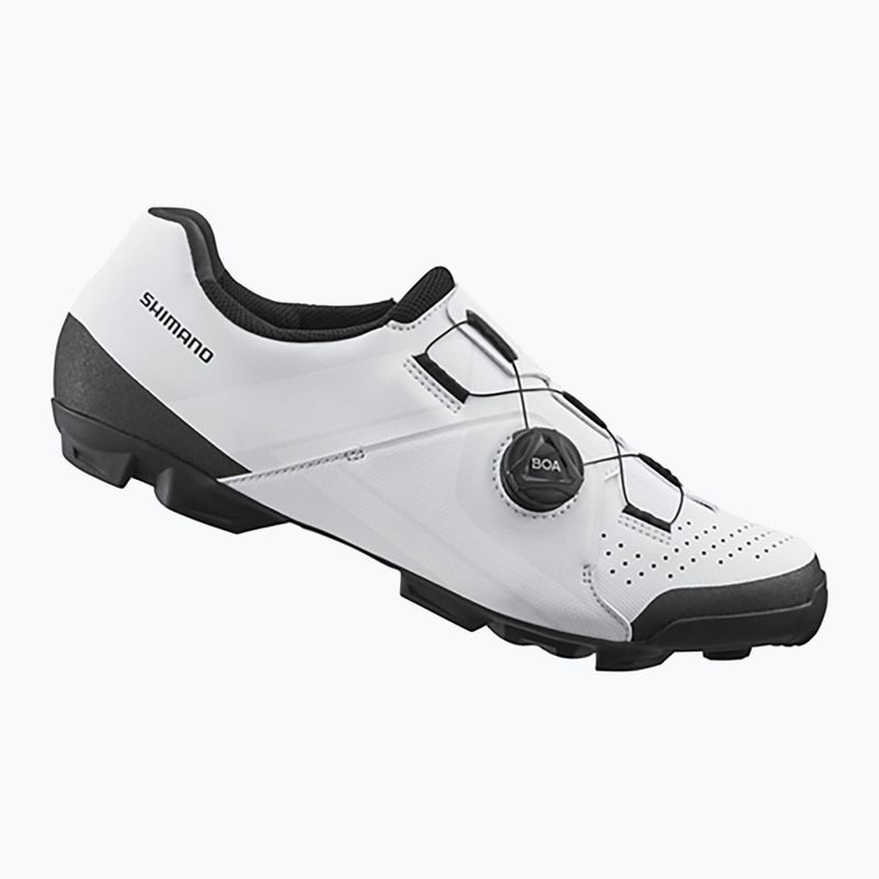Încălțăminte de ciclism MTB męskie Shimano SH-XC300 white