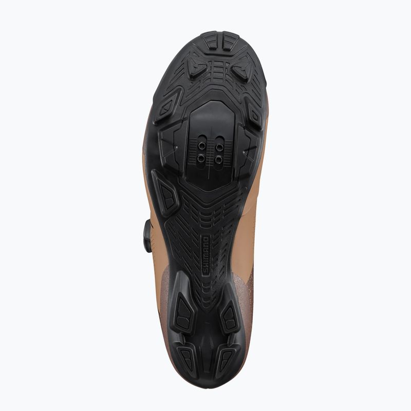 Încălțăminte de ciclism MTB pentru bărbați Shimano SH-XC302 brown 12