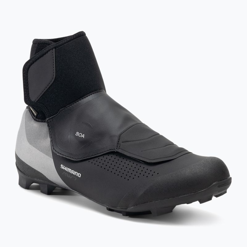 Shimano pantofi MTB pentru bărbați MW 702 negru ESHMWMW702MCL01S38000