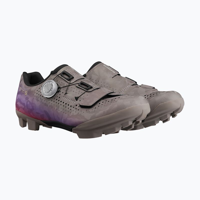 Încălțăminte gravel pentru femei Shimano SH-RX600 gray/purple 3