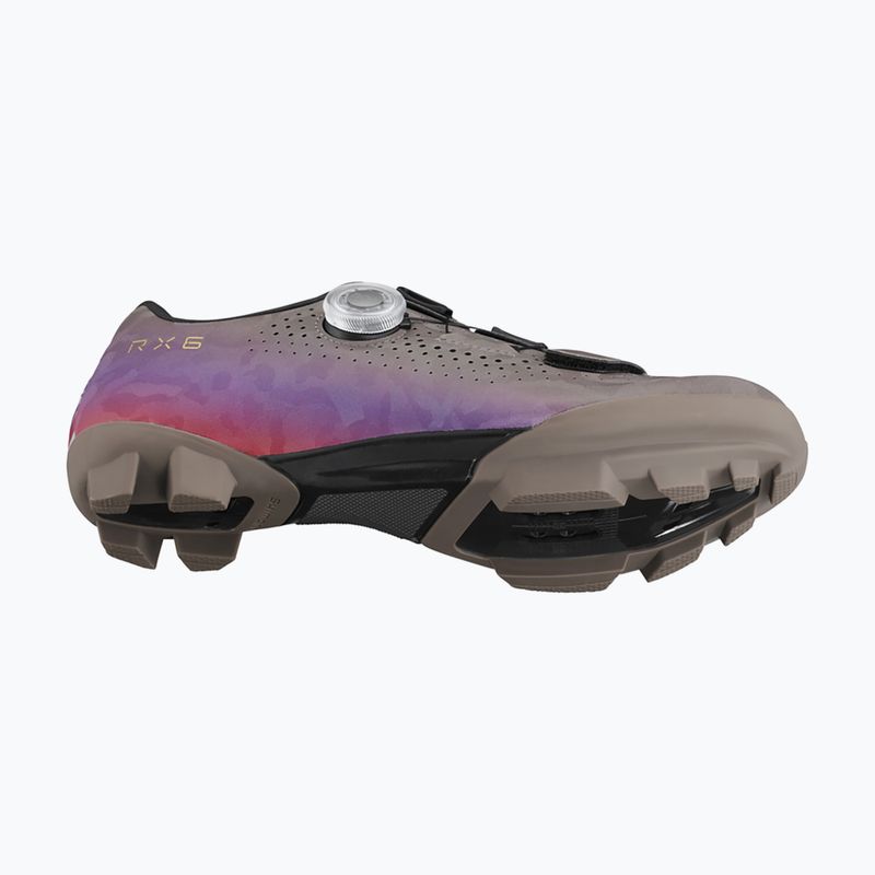 Încălțăminte gravel pentru femei Shimano SH-RX600 gray/purple 5
