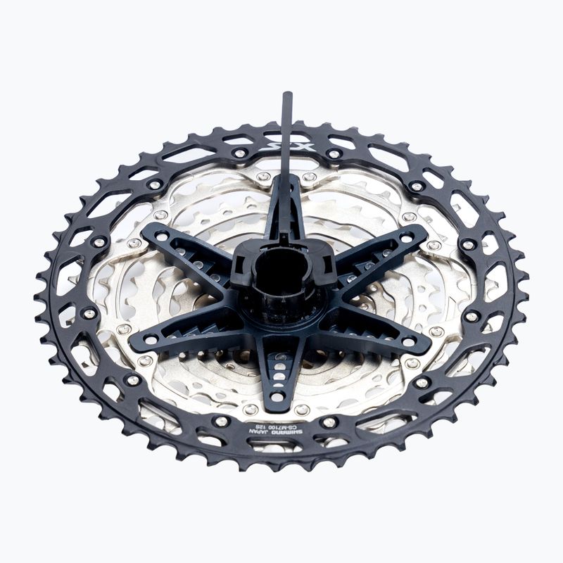Shimano CS-M7100 12 rânduri 10-51 casetă de bicicletă argintie ICMS7100051 2