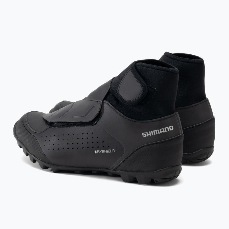 Pantofi de ciclism MTB pentru bărbați Shimano MW 501 negru ESHMW501MCL01S38000 3