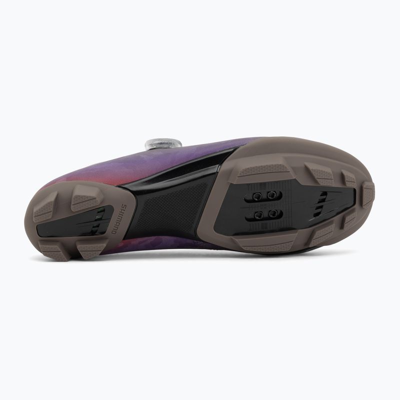 Încălțăminte gravel pentru femei Shimano SH-RX600 gray/purple 4