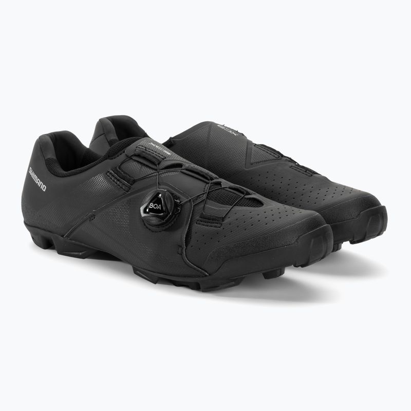 Pantofi de ciclism MTB pentru bărbați Shimano SH-XC300 negru 4