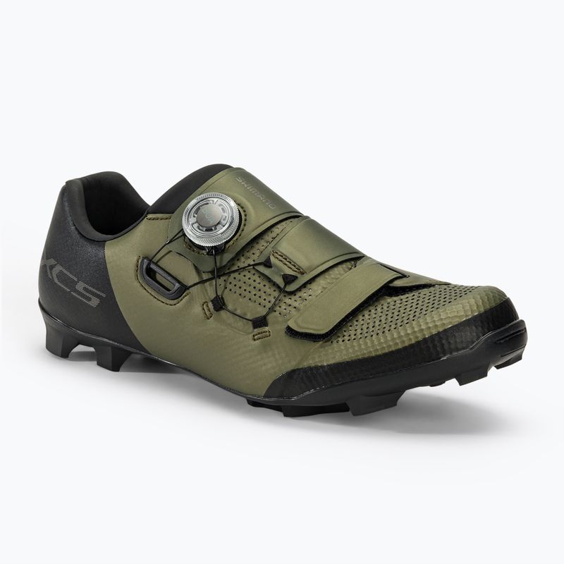 Încălțăminte de ciclism MTB pentru bărbați Shimano SH-XC502 moss green