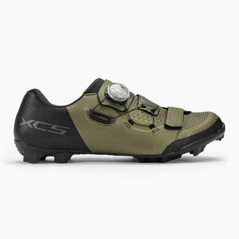 Încălțăminte de ciclism MTB pentru bărbați Shimano SH-XC502 moss green 2