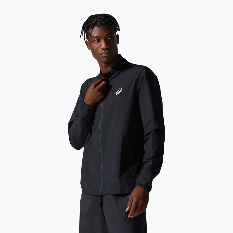 Jacheta ASICS Core Jacket pentru bărbați, performanță, negru, pentru alergare