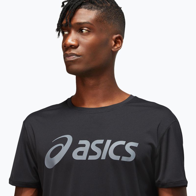 Tricou de alergare pentru bărbați ASICS Core Top performance black/carrier grey 4