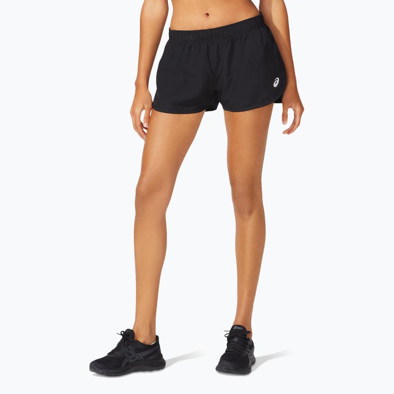 Pantaloni scurți de alergare pentru femei ASICS Core Split performance black