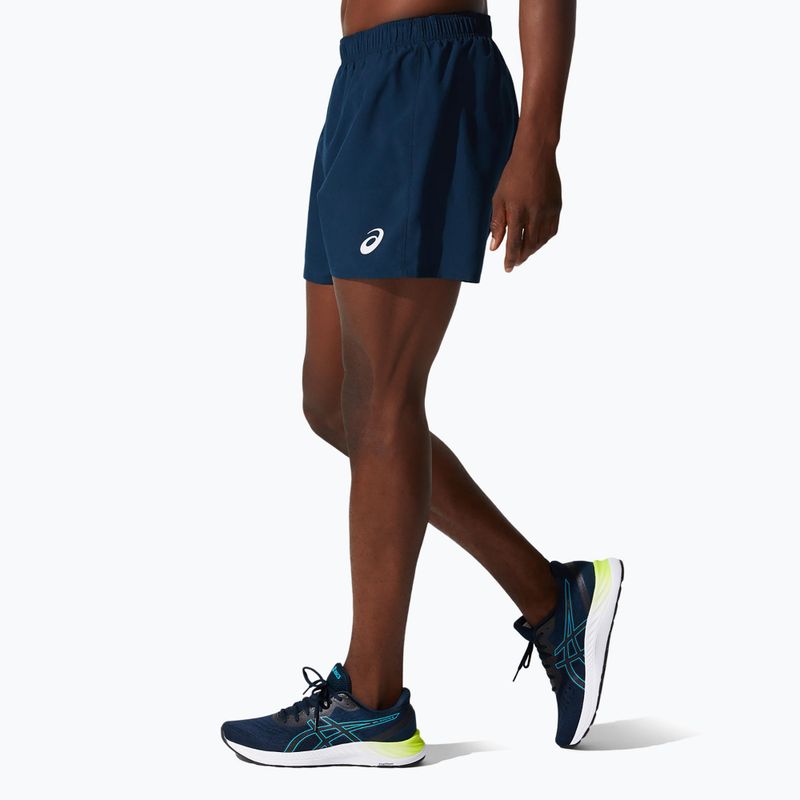 Pantaloni scurți de alergare pentru bărbați ASICS Core 5In Short french blue 4