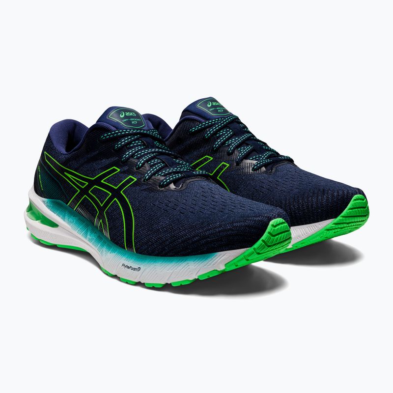 Încălțăminte de alergat pentru bărbați ASICS Gt-2000 10 deep ocean/new leaf 8