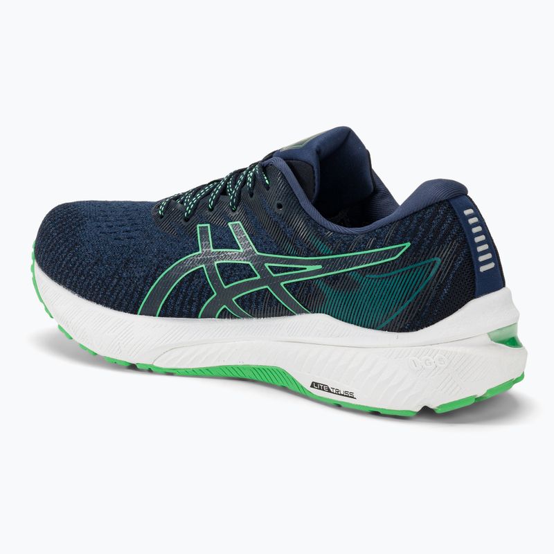 Încălțăminte de alergat pentru bărbați ASICS Gt-2000 10 deep ocean/new leaf 3