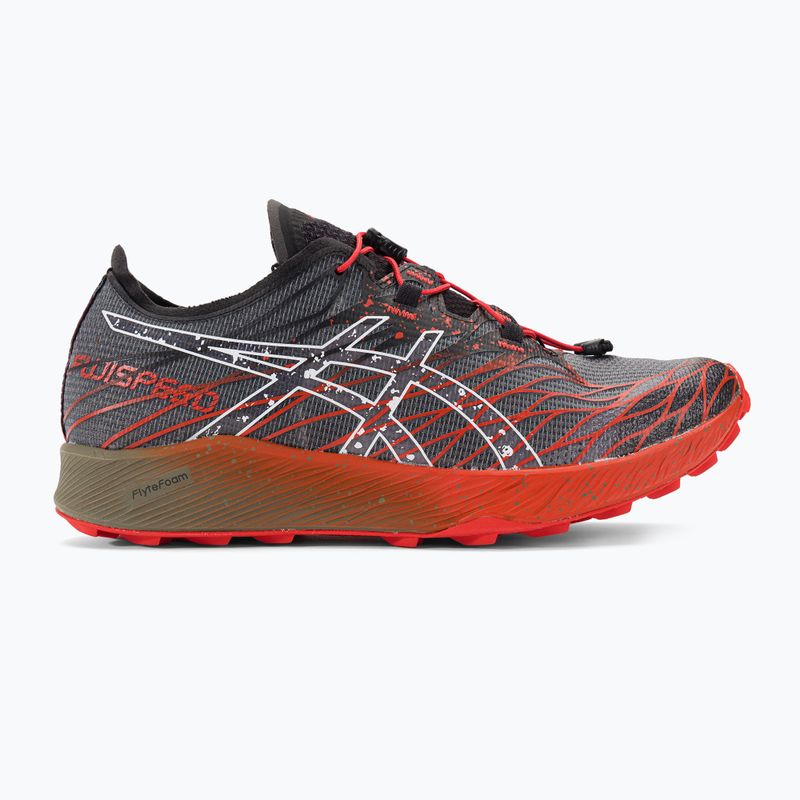 Încălțăminte de alergat pentru bărbați ASICS Fujispeed black/cherry tomato 2