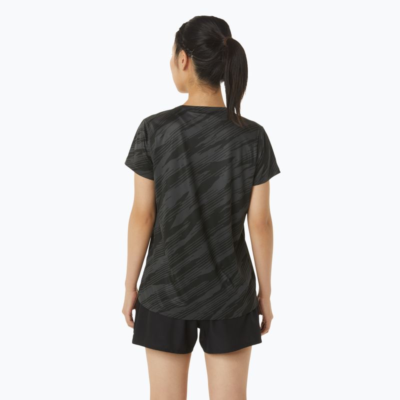 Tricou de alergat pentru bărbați ASICS Core All Over Print graphite grey/performance black 3