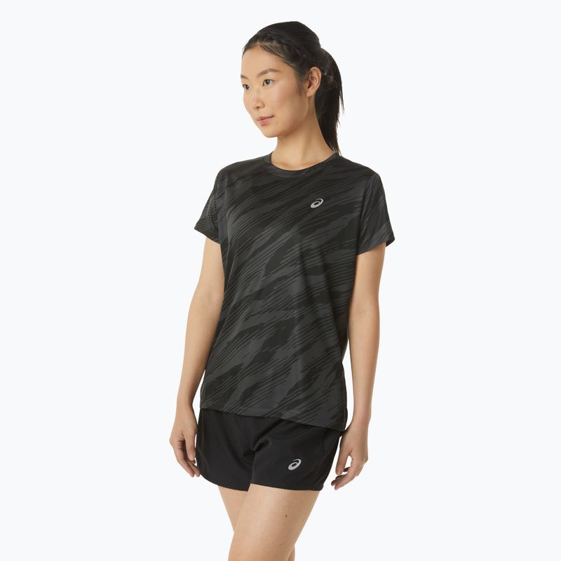 Tricou de alergat pentru bărbați ASICS Core All Over Print graphite grey/performance black 4