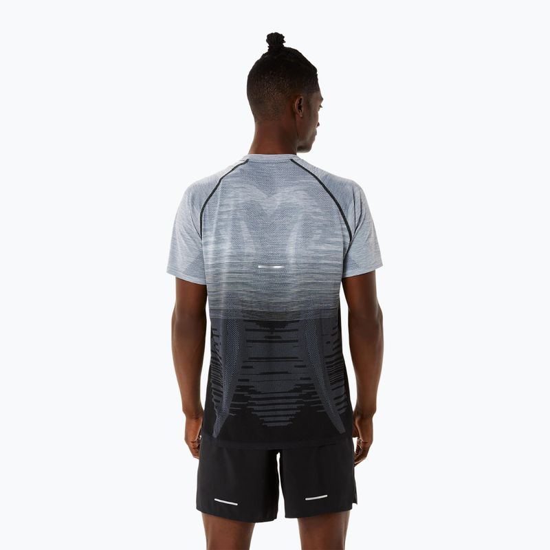 Tricou de alergat pentru bărbați ASICS Seamless performance black/carrier grey 3