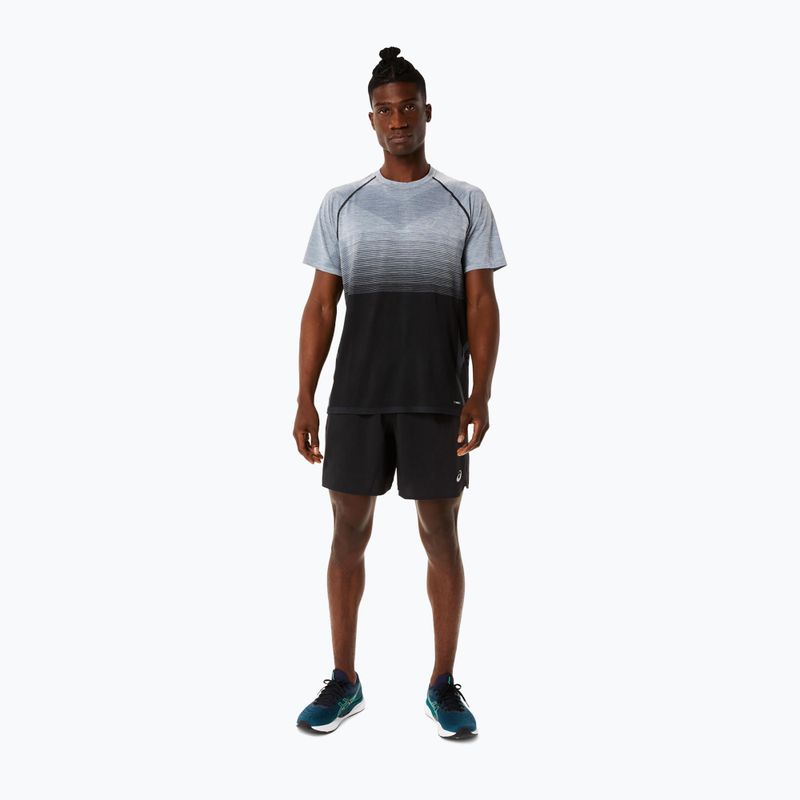 Tricou de alergat pentru bărbați ASICS Seamless performance black/carrier grey 2