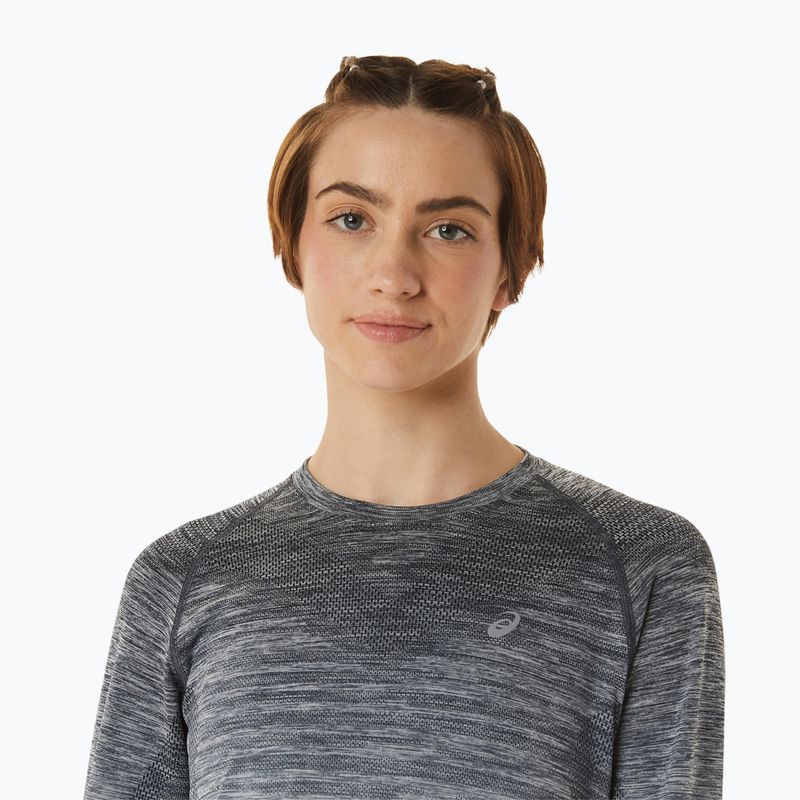 Longsleeve de alergat pentru femei ASICS Seamless carrier grey/glacier grey 4