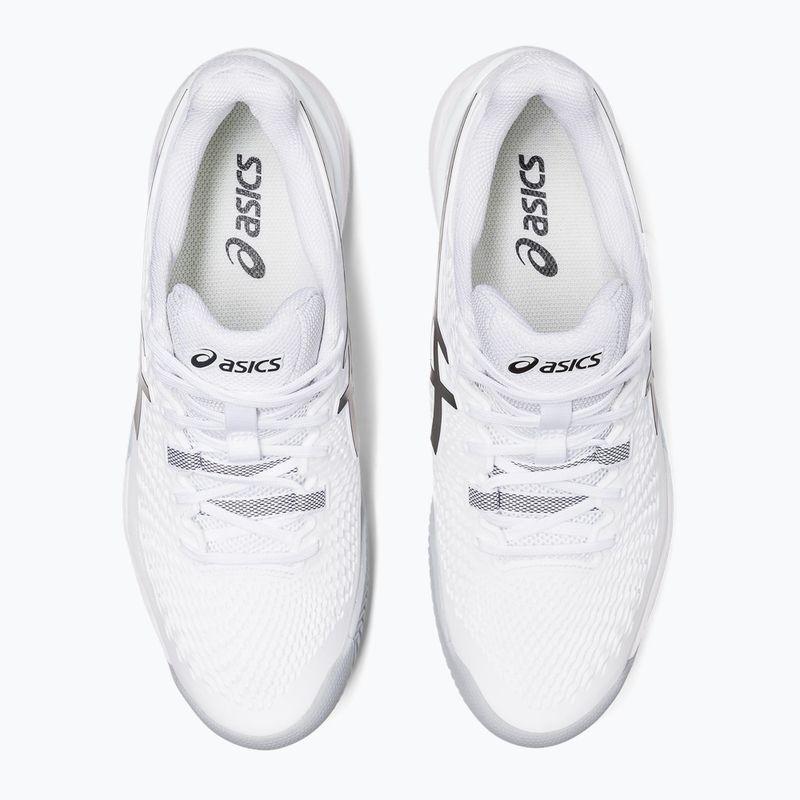 Încălțăminte de tenis pentru bărbați ASICS Gel-Resolution 9 Clay white/black 12