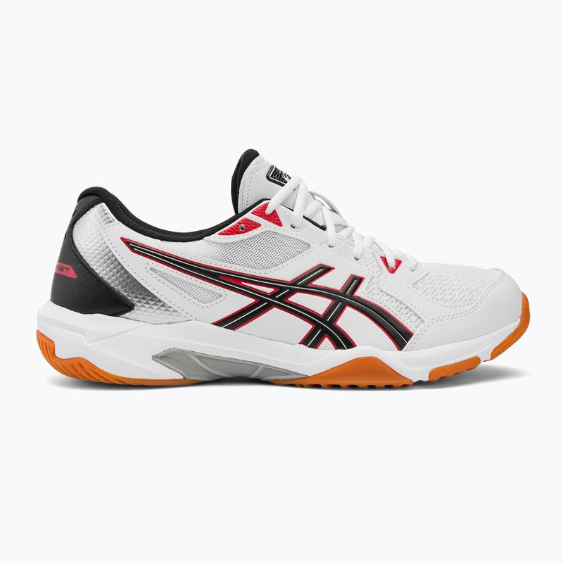 ASICS pantofi de squash pentru bărbați Gel-Rocket 10 alb 1071A054-108 2