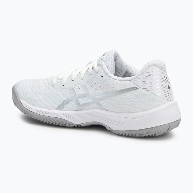 Încălțăminte de tenis pentru femei  ASICS Gel-Game 9 Clay/OC white/pure silver 3