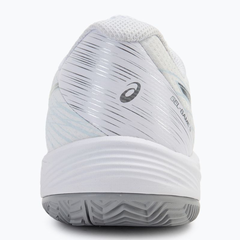 Încălțăminte de tenis pentru femei  ASICS Gel-Game 9 Clay/OC white/pure silver 6