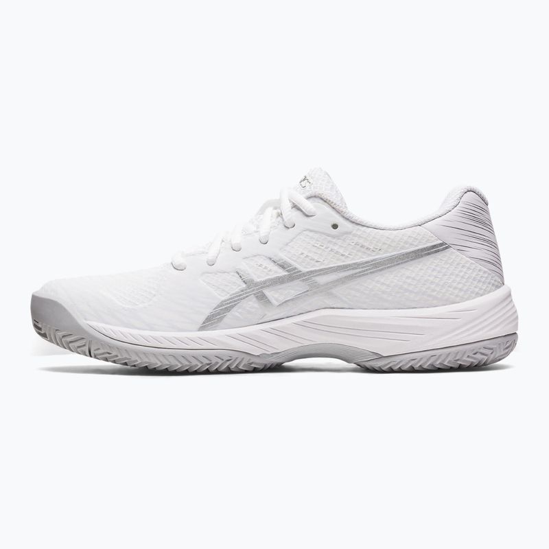 Încălțăminte de tenis pentru femei  ASICS Gel-Game 9 Clay/OC white/pure silver 9