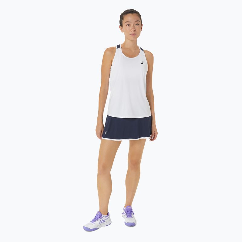 Tank top de tenis pentru femei ASICS Court Tank brilliant white/midnight 2