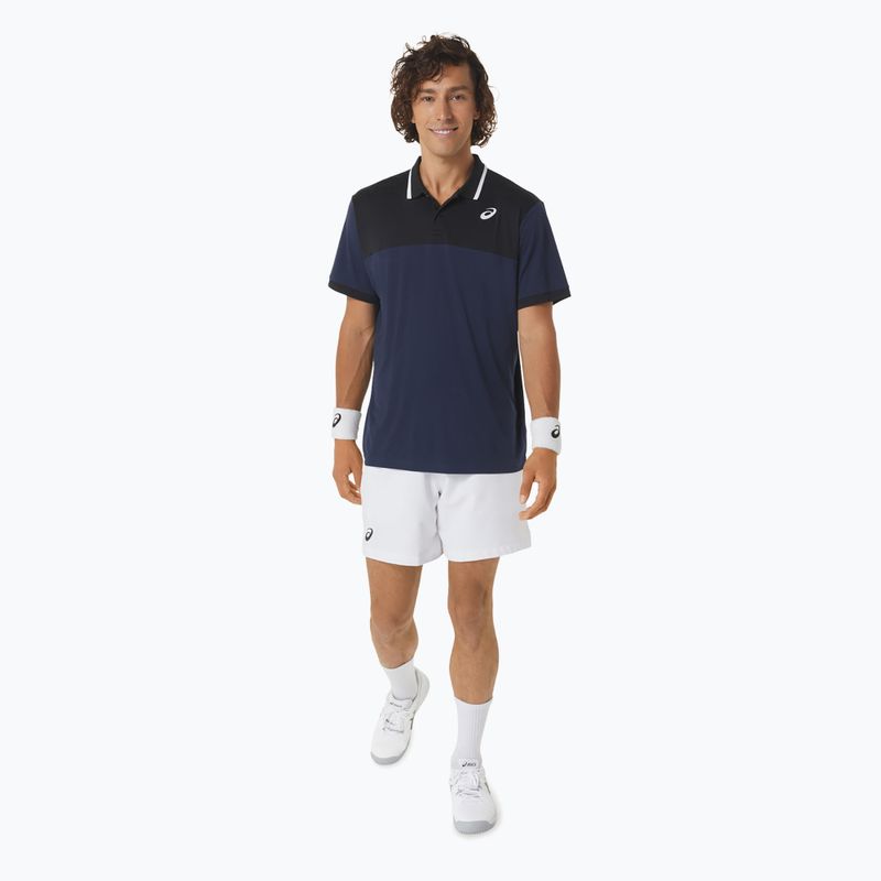 Tricou polo pentru bărbați ASICS Court Polo midnight/performance black 2