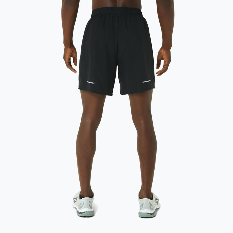 Pantaloni scurți de alergare pentru bărbați ASICS Icon performance black/carrier grey 3