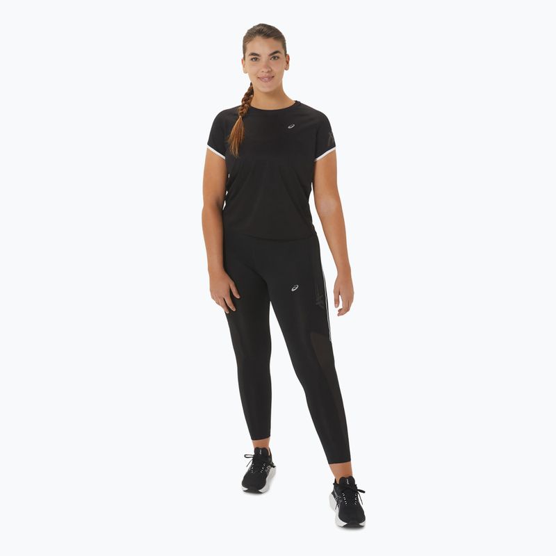 Tricou de alergare pentru femei ASICS Icon Top preformance black 2