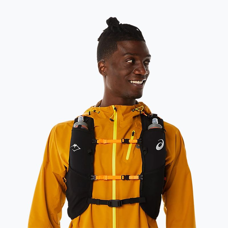 Vestă de alergare ASICS Fujitrail Hydration Vest 7 l performance black/shocking orange 4