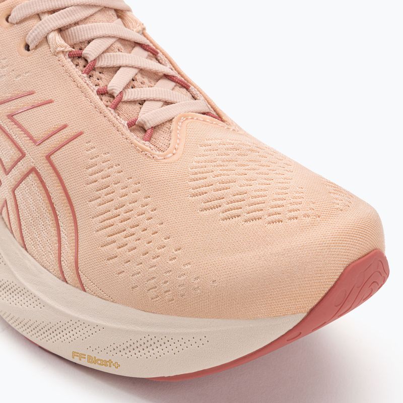 ASICS Gel-Nimbus 25, pantofi de alergare pentru femei, culoarea caisei palide/grena deschis 7