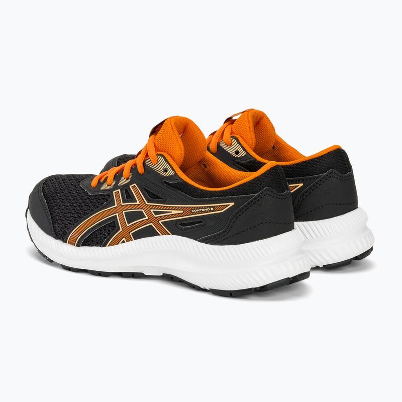 Încălăminte de alergat pentru copii ASICS Contend 8 GS black/bright orange