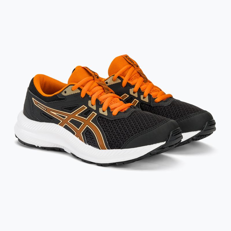 Încălăminte de alergat pentru copii ASICS Contend 8 GS black/bright orange