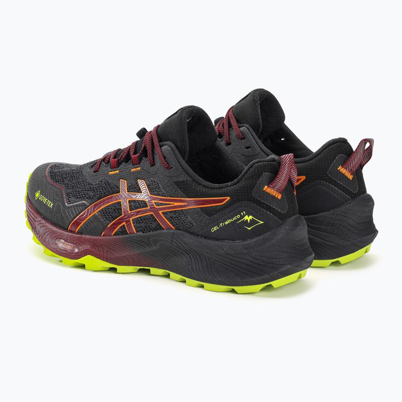 ASICS Gel-Trabuco 11 GTX pantofi de alergare pentru bărbați negru/roșu antic 3