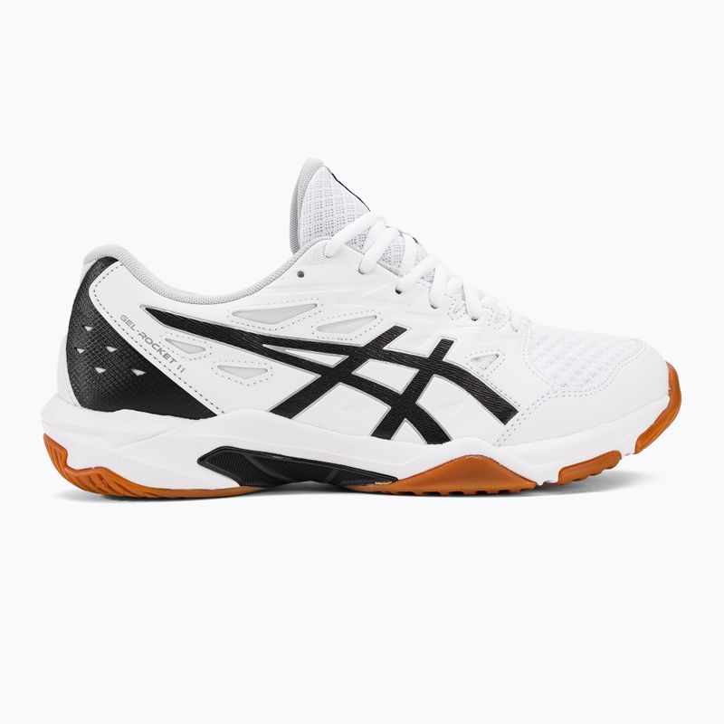 Încălțăminte de volei pentru bărbați ASICS Gel-Rocket 11 black/pure silver 2