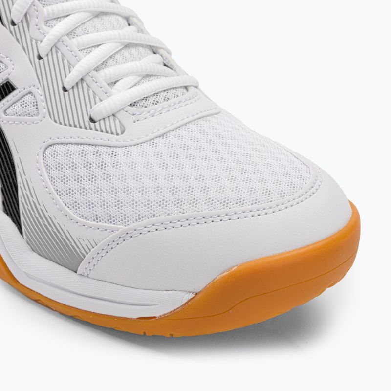 Pantofi de squash pentru bărbați ASICS Upcourt 5 alb / galben de siguranță 9