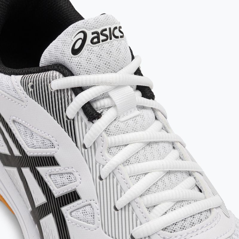 Pantofi de squash pentru bărbați ASICS Upcourt 5 alb / galben de siguranță 10