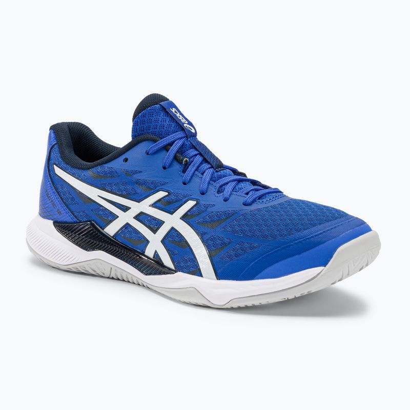 ASICS Gel-Tactic 12, pantofi de handbal pentru bărbați albastru iluzoriu / alb