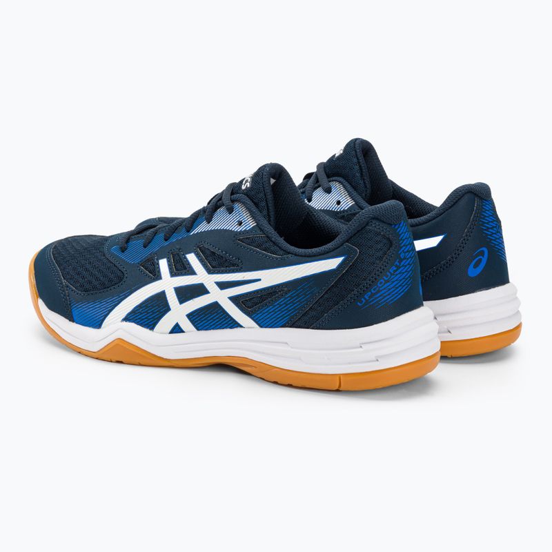 Pantofi de squash pentru bărbați ASICS Upcourt 5 albastru francez / alb 4