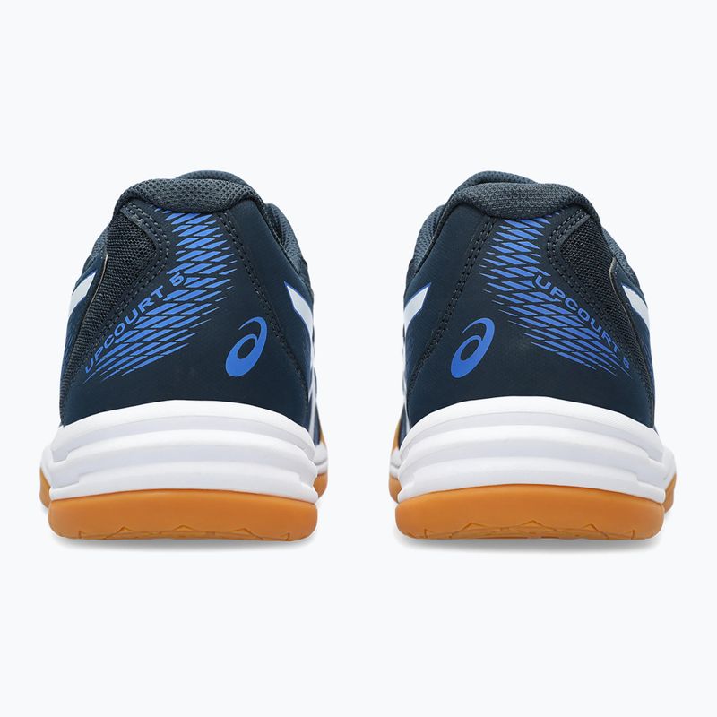 Pantofi de squash pentru bărbați ASICS Upcourt 5 albastru francez / alb 8