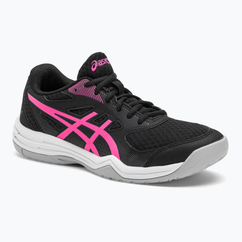 Pantofi de squash pentru femei ASICS Upcourt 5 negru / roz cald