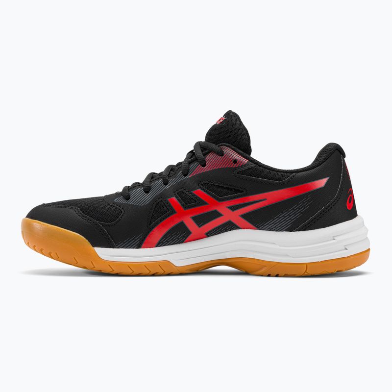 Pantofi de squash pentru bărbați ASICS Upcourt 5 negru / roșu clasic 3