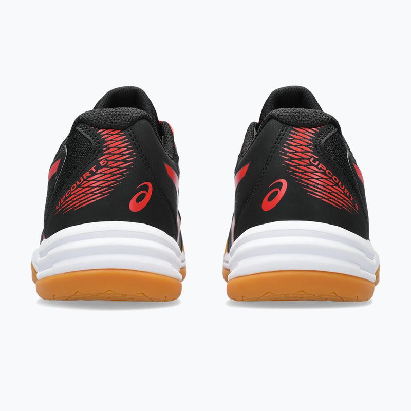 Pantofi de squash pentru bărbați ASICS Upcourt 5 negru / roșu clasic 8