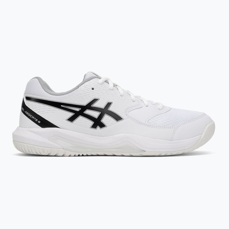 Încălțăminte de tenis pentru bărbați ASICS Gel-Dedicate 8 white/black 2