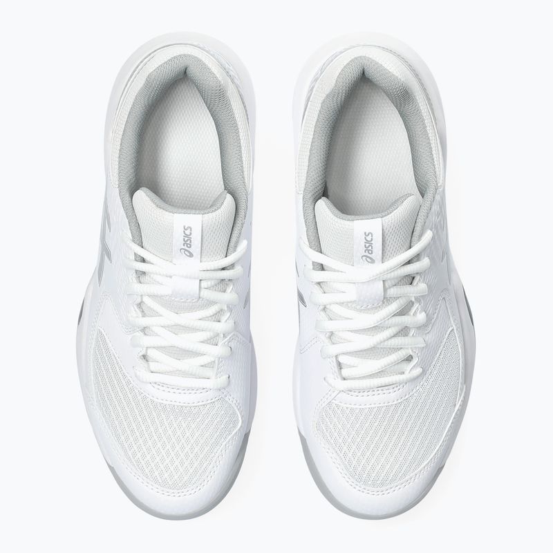 Încălțăminte de tenis pentru femei ASICS Gel-Dedicate 8 Clay W white/pure silver 5