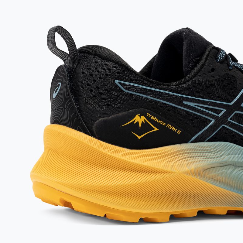 ASICS Trabuco Max 2 pantofi de alergare pentru bărbați negru/gri albastru 8
