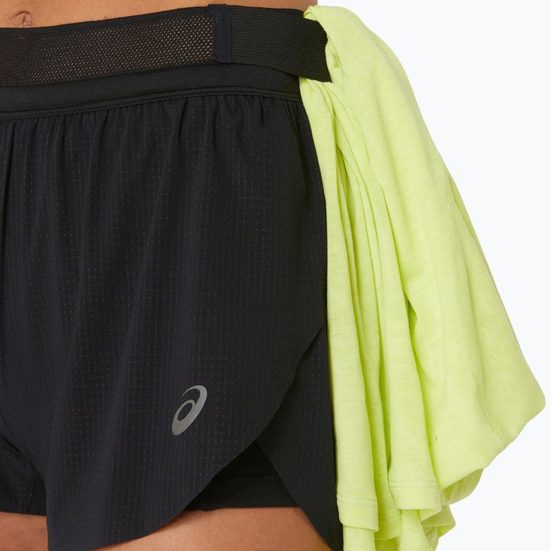 Pantaloni scurți de alergare pentru femei ASICS Metarun Split performance black 7